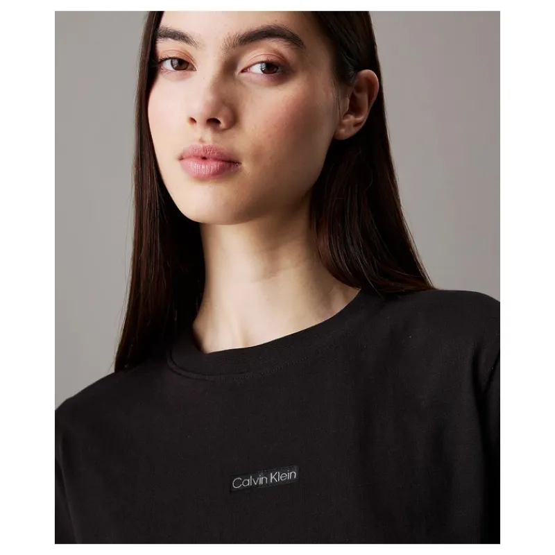 tshirt_con_stemma_corta_s_5.webp T-SHIRT CON STEMMA CORTA SLIM CALVIN KLEIN JEANS- T-shirt & Top