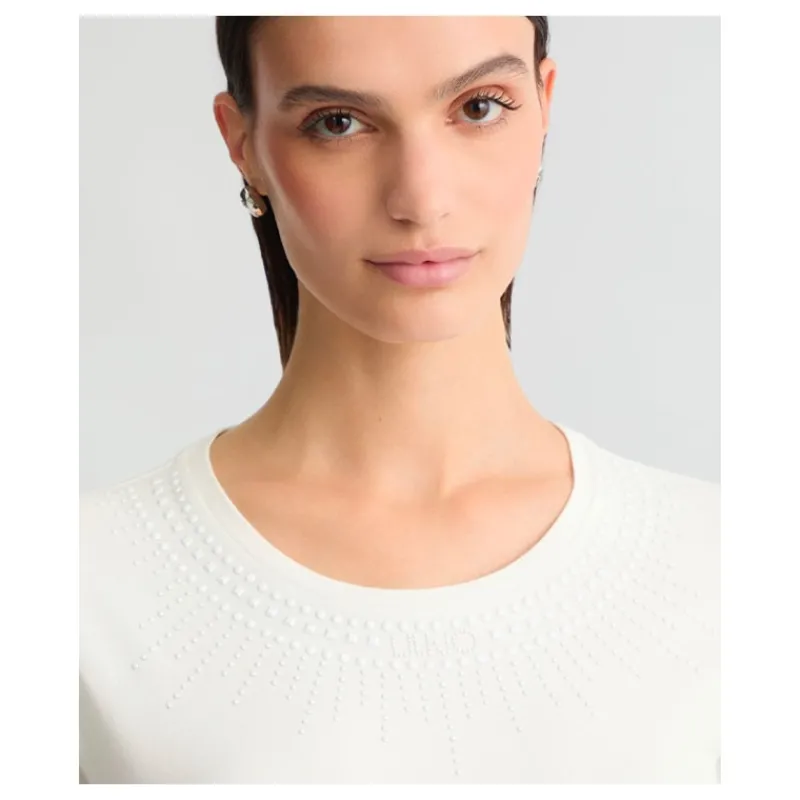 tshirt_con_strass_sul_dav_11.webp T-SHIRT CON STRASS SUL DAVANTI LIU°JO- T-shirt & Top