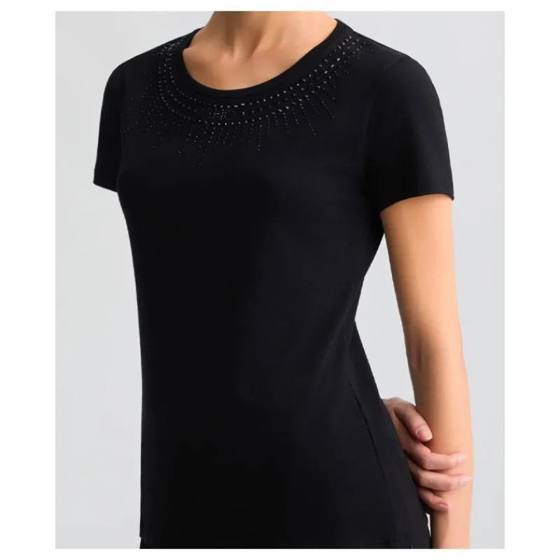 tshirt_con_strass_sul_dav_3.webp T-SHIRT CON STRASS SUL DAVANTI LIU°JO- T-shirt & Top