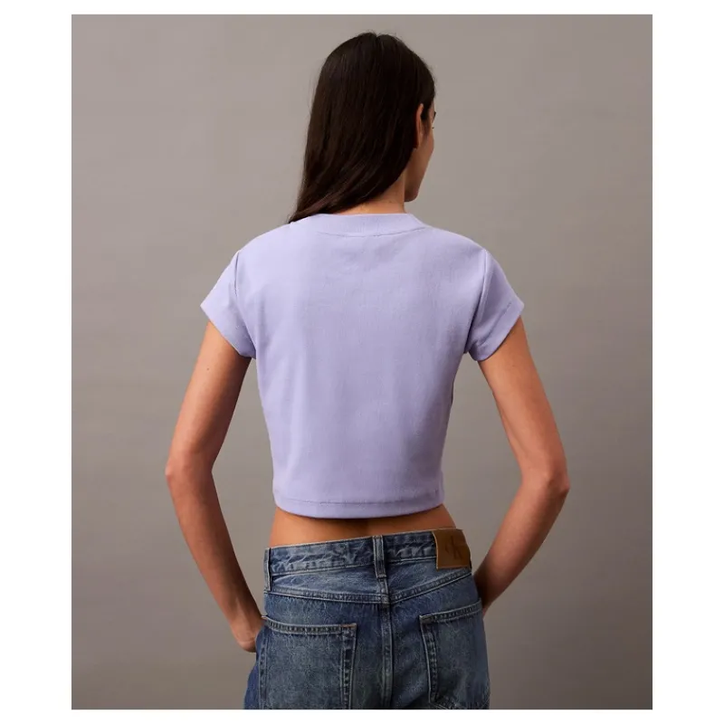 tshirt_corta_slim_con_mon_2.webp T-SHIRT CORTA SLIM CON MONOGRAMMA CALVIN KLEIN JEANS- T-shirt & Top