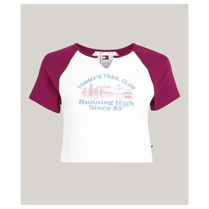 tshirt_crop_prep_explorer_4.webp T-SHIRT CROP PREP EXPLORER DUAL GENDER TOMMY JEANS- T-shirt & Top
