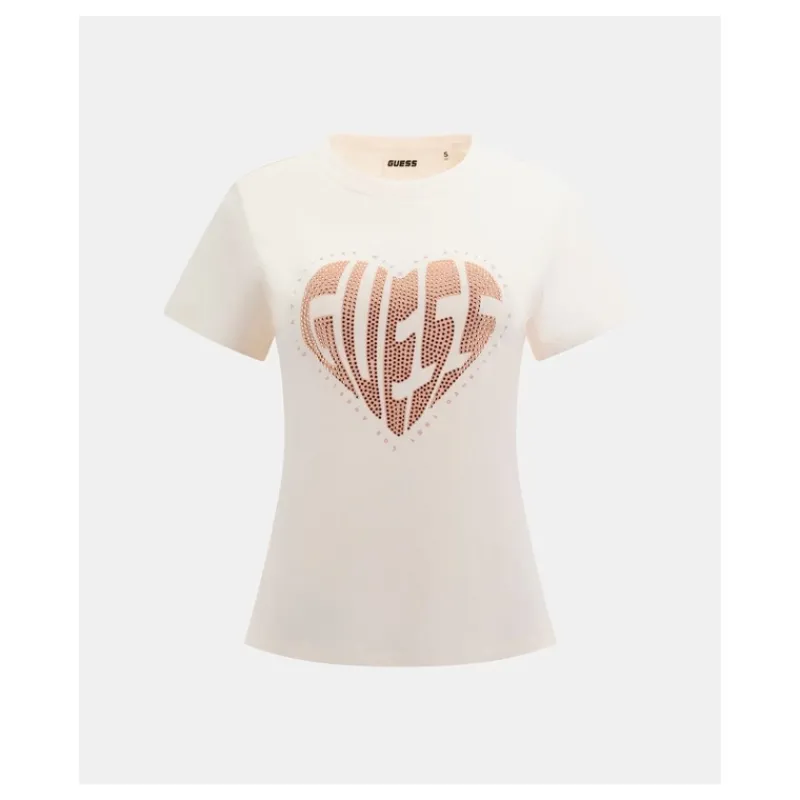 tshirt_cuore_strass_guess_4.webp T-SHIRT CUORE STRASS GUESS- T-shirt & Top
