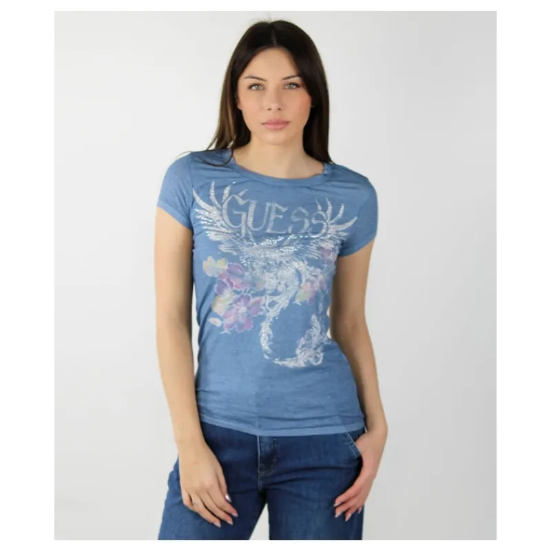 T-SHIRT FANTASIA SLAVATA GUESS- T-shirt & Top