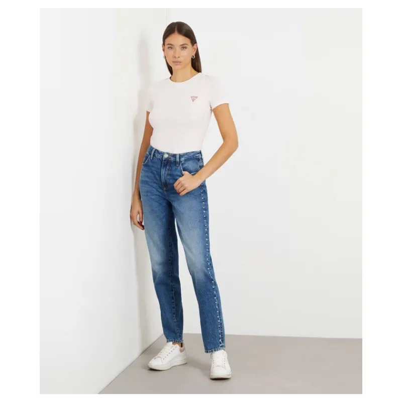 tshirt_logo_piccolo_trian_7.webp T-SHIRT LOGO PICCOLO TRIANGOLO GUESS- T-shirt & Top