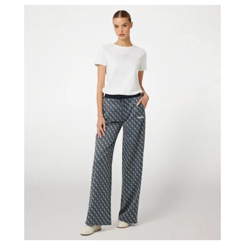 T-SHIRT LOGO STRASS GUESS- T-shirt & Top