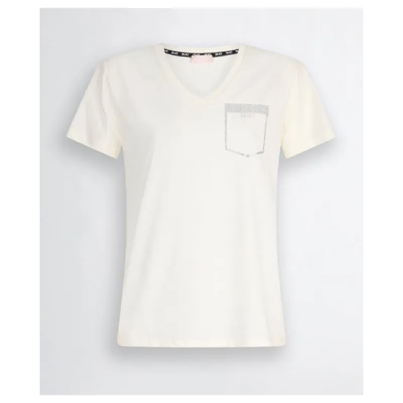 tshirt_taschino_con_stras_13.webp T-SHIRT TASCHINO CON STRASS LIU°JO- T-shirt & Top