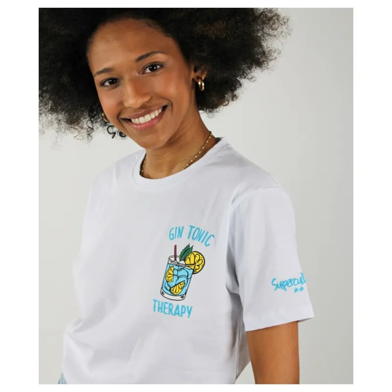 T-SHIRT UNISEX 'GIN TONIC THERAPY' SUPERCULTURE- T-shirt & Top