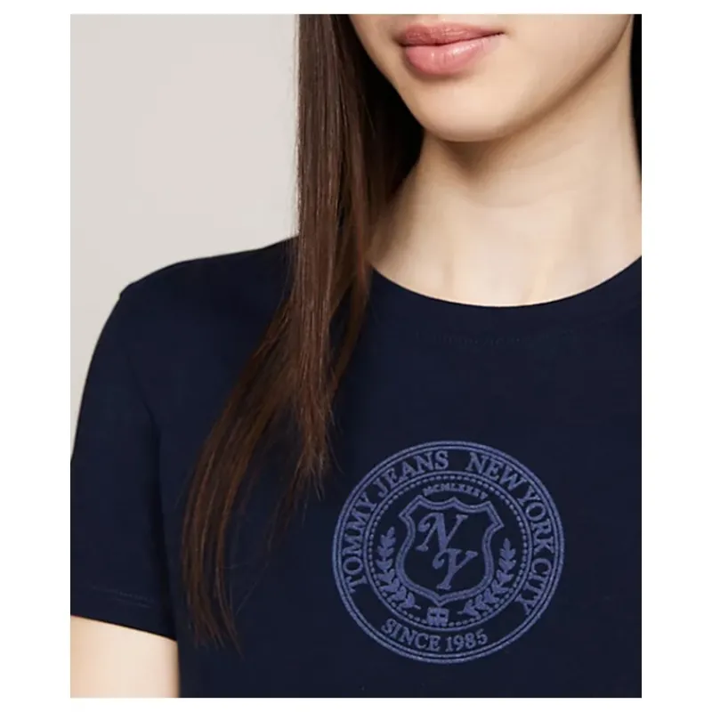 T-SHIRT VARSITY EXPLORER SLIM FIT CON LOGO TOMMY JEANS- T-shirt & Top