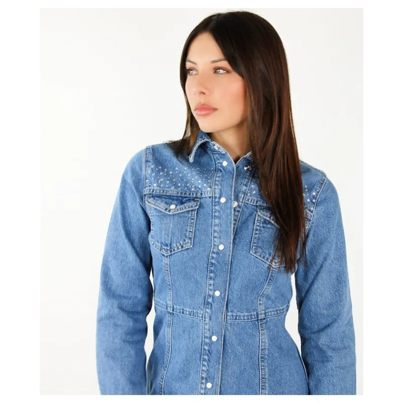 vestito_corto_in_denim_co_2.webp VESTITO CORTO IN DENIM CON STRASS PEPE JEANS- Vestiti E Tute